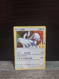 Holo Rare Lugia 022/025 Celebrations 25th Anniversary Pokemon Card NM-MT! - Picture 1 of 2