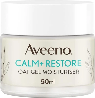 Aveeno Face Calm Restore Oat Gel Moisturiser 1x 50ml Face