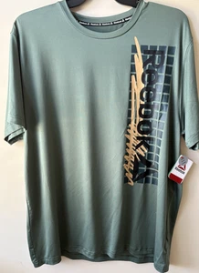 Reebok Men's Performance Graphic T-Shirt Duck Green Size XL Moisture Management - Picture 1 of 7