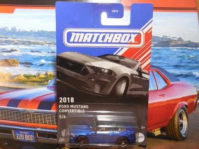 2025 MATCHBOX 2018 FORD MUSTANG GT CONVERTIBLE AMERICAN CONVERTIBLES FREE SHIP - Image 1 of 3