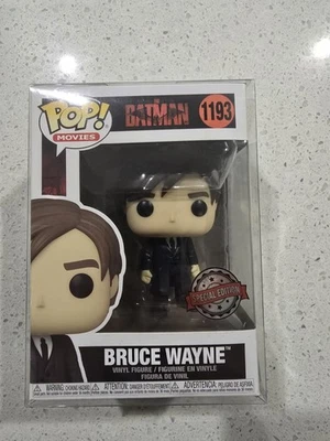 The Batman (2022) - Bruce Wayne in Suit Pop! Vinyl Figure #1193 with protector - image 1 of 4