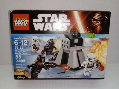 LEGO Star Wars FIRST ORDER BATTLE PACK 75132 Stormtrooper SEALED *Box Damage*New - Image 1 of 4
