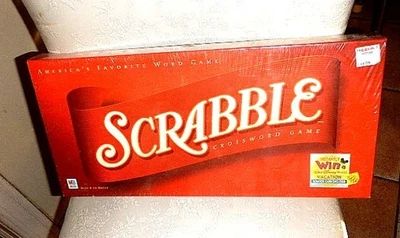 Vintage 2001  Milton Bradley Scrabble Crossword Board Game Complete NEW Sealed - Image 1 of 2