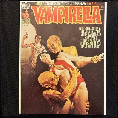 Vampirella #56 (Warren Publishing December 1976) VF-/VF Gorgeous! Classic Cover - Image 1 of 2