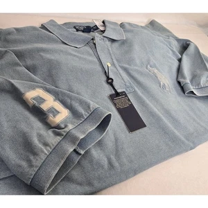 Polo Ralph Lauren Indigo Big Tall 2XLT Classic Fit Short Sleeve Polo Shirt - Picture 1 of 8