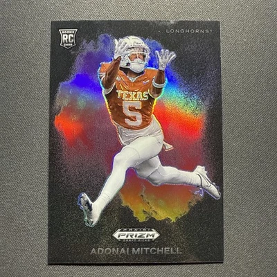 2024 Panini Prizm Draft Picks - Black Color Blast Adonai Mitchell #CB-13 (RC) - Image 1 of 4