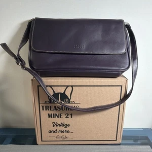 crazy horse Handtasche Liz Claiborne Vintage Lila (R963) - Bild 1 von 12