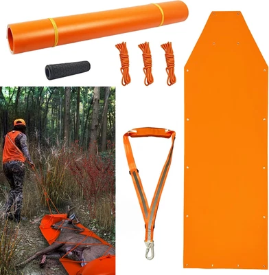 1.2MM Thickened Deer Drag Sled Tear-Resistant Deer Dragging Sled Game Hauler for - Image 1 of 4