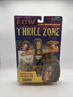 Rhino 右腿踢 | ECW Thrill Zone | OSFTM 2000 | 原厂密封全新带包装 — 第 1/2 张图片