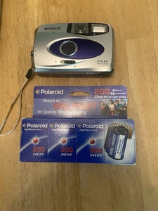 Polaroid 470 AF 35mm Film Camera With Four Rolls Film 4 Camera Lot - Picture 1 of 14