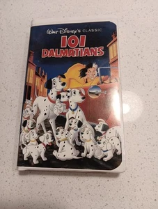 Disneys 101 Dalmations VHS Black Diamond No. 2063 Rare Horizontal Paper Label - Picture 1 of 15