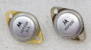 Motorola HEP200 & HEP234 Leistungstransistoren - Bild 1 von 3