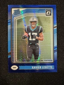 Xavier Legette Blue Hyper 2024 Donruss Optic Rated Rookie #299 - Bild 1 von 2