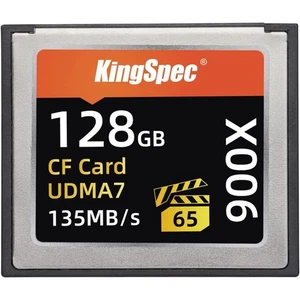 Compact Flash CF Card 128GB 4K 135MB/s Memory Video UDMA7 Photography - Picture 1 of 5