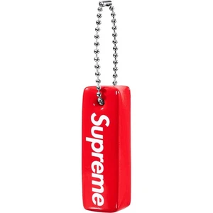 Supreme Vinyl Coated Floating Keychain Red FW23 Deadstock rare and hard to find - Picture 1 of 4