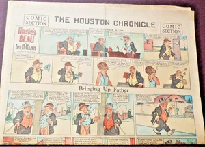 Giornale The Houston Chronicle 8 pagine sezione fumetti domenica 16 dicembre 1928. - Foto 1 di 8