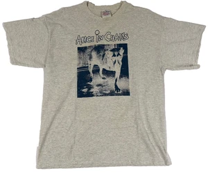 Vintage 90s Alice In Chains Tripod Dog Parking Lot Tee Shirt White Gr. XL Grunge - Bild 1 von 3