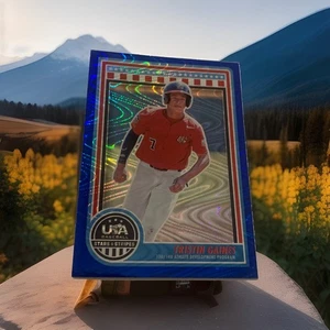 2025 Panini USA Stars and Stripes Tristin Gaines #149 Blue Swirl /125 SP - Picture 1 of 6