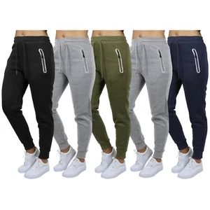 Women Heavyweight Modern Fit Fleece Jogger Sweatpants FREE SHIP (SIZE : S-2XL) - Picture 1 of 22