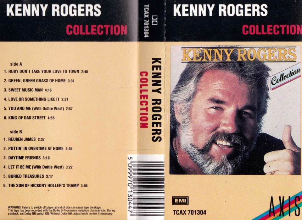 KENNY ROGERS Collection  - Cassette - Tape   SirH70 - Image 1 of 1