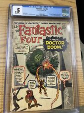 Fantastic Four #5! CGC .5! 1st App and Origin of Dr. Doom!