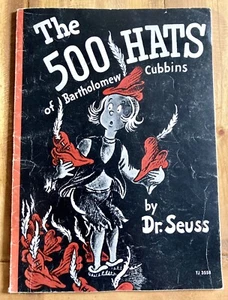 The 500 Hats of Bartholomew Cubbins by Dr. Seuss 1966 Vintage Softcover Rare 1st - Picture 1 of 7