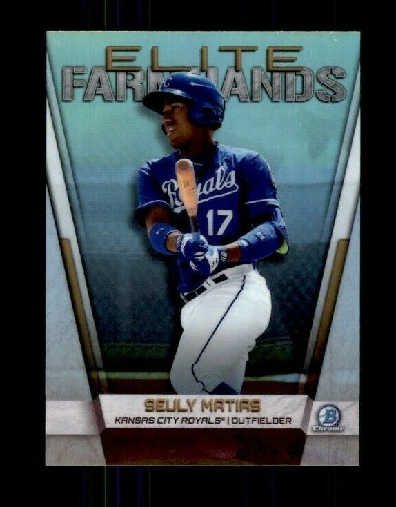  2019 Bowman Chrome Elite Farmhands #EFSM Seuly Matias (ref 103945) - Image 1 of 1