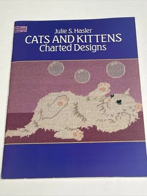 Julie Hasler Cats & Kittens Charted Designs Cross Stitch Pattern - Image 1 of 4