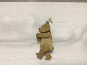 einzigartiges Holz Bär Ornament - Bild 1 von 1