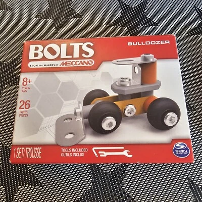 Meccano - BULLDOZER Y HELICÓPTERO Metal MODELOS KIT DE CONSTRUCCIÓN Juguete Artes/Artesanías Foto 1 de 4