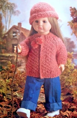 Vintage Doll Fashions 12 Knit Patterns for Baby Toddler & Fashion Dolls - Image 1 of 4