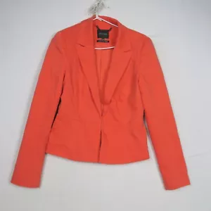 Portmans Womens Blazer Jacket 10(AU) or Small Orange Long Sleeve Office Work - Picture 1 of 9