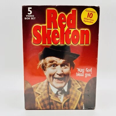 NEW Sealed Red Skelton 5 VHS Video Tape Box Set - 10 Hilarious Episodes Comedy - Image 1 of 4