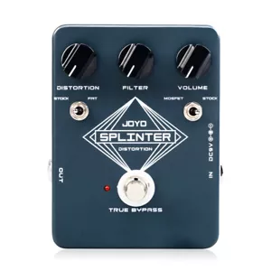 Joyo Verzerrung Effekpedal für Gitarre 2 mit LAGERWARE und Mosfet-Clipping True Bypass - Bild 1 von 13