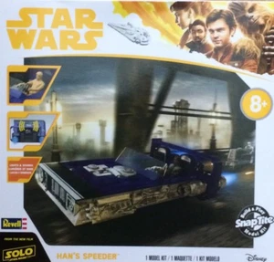 NIB Revell Star Wars Solo Model Kit Sound & Light Up 1/28 Han's Speeder toy - Picture 1 of 2