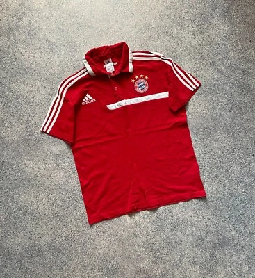 Bayern München 2013 Pre Match Polo T-Shirt Fußball Trikot Adidas G73369 Größe M - Bild 1 von 4