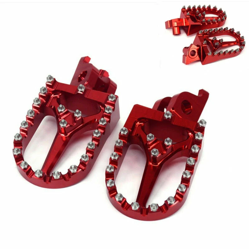 2x Pedals Foot Rests For Honda CR125/250 CRF250R/X CRF450R/X CRF250L/M Dirt Bike - Image 1 of 1