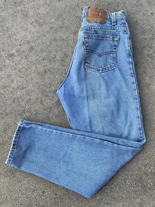 Vintage Levis 550 Jeans Made In USA 11 M 30.5 in Waist - Picture 1 of 12