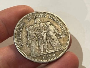 France 5 Francs Silver Hercules 1873 (199-5) - Picture 1 of 4