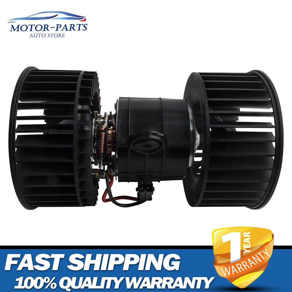 Conjunto de motor de ventilador de aquecedor HVAC compatível com BMW 525i 530i 2001-2003 528i 2000 - Imagem 1 de 4