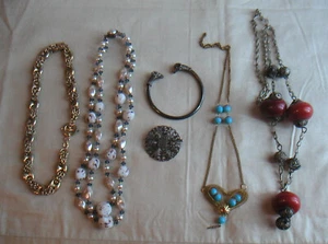 lot de bijoux anciens et vintage fantaisie et berbères - Imagen 1 de 4