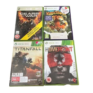 Xbox 360 Games Bundle x4 Homefront, Titanfall, Kinectimals, Gears Of War Retro - Picture 1 of 13