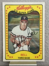 1981 Kellogg’s 3-D Super Stars Baseball Buddy Bell #64 Texas Rangers