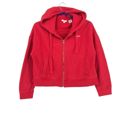 Женская укороченная толстовка с капюшоном на молнии LEVI'SSTRAUSS & CO размер S - Изображение 1 из 4