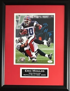 Eric Moulds signed autographed framed 8x10 photo NFL Buffalo Bills JSA COA - Picture 1 of 2