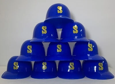 Lote de (10) CASCOS HELADOS SEATTLE MARINERS Nuevo Mini Cuenco de Béisbol Foto 1 de 3