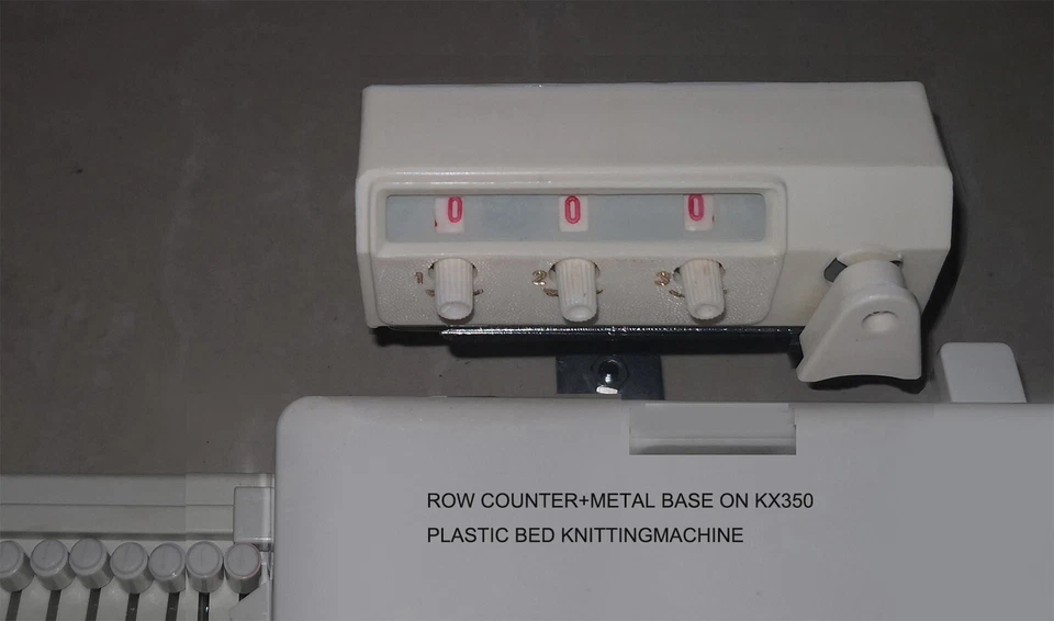 Nuevo contador de filas + base para máquina de cama de plástico Brother KX350 355 KX390 KX395 KH400 Foto 1 de 4