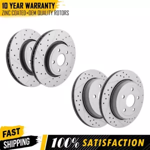 For Jeep Grand Cherokee Dodge Durango 2011 - 2023 Front Rear Disc Brake Rotors - Foto 1 di 5