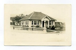 Fotógrafo Bethel VT F.W. Tuttle, puente telefónico de construcción 1941 RPPC postal - Imagen 1 de 3