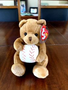 Ty 2005 SHORTSTOP The Baseball/Softball Bear, 7 Zoll, MWMT, ein Besitzer - Bild 1 von 13